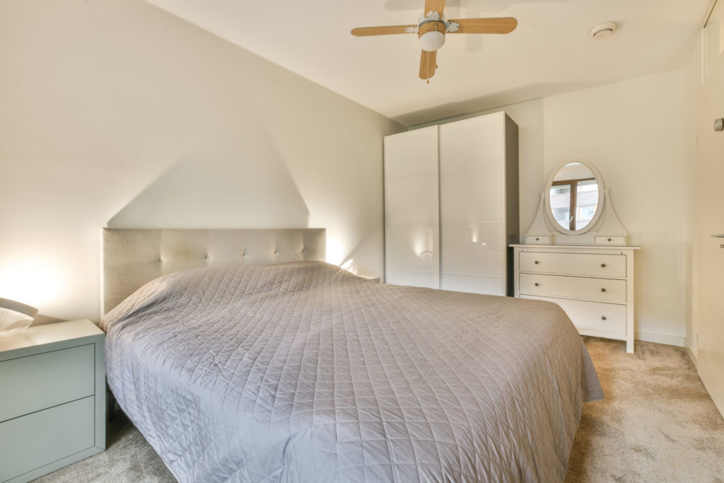 Bright bedroom design