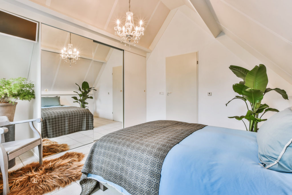 Bright bedroom design